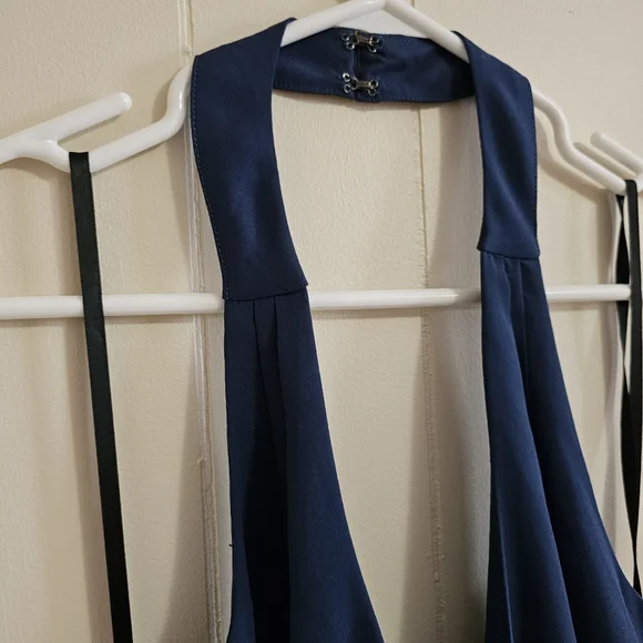 BCBGeneration Blue Ruffle Dress - Picture 4 of 7